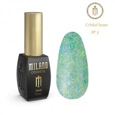 Кольорова база кристал Milano 10ml CRISTAL BASE №03
